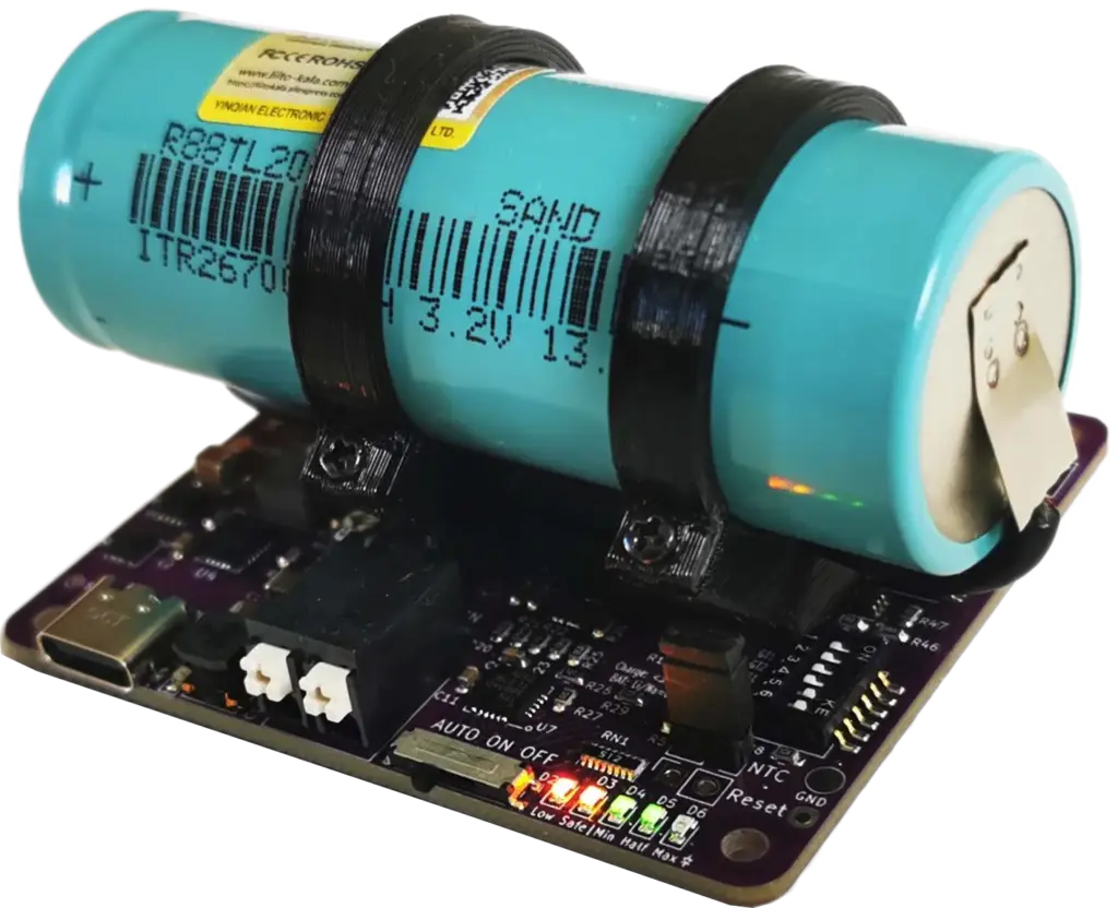 Raspberry UPS HAT with lifepo4 battery